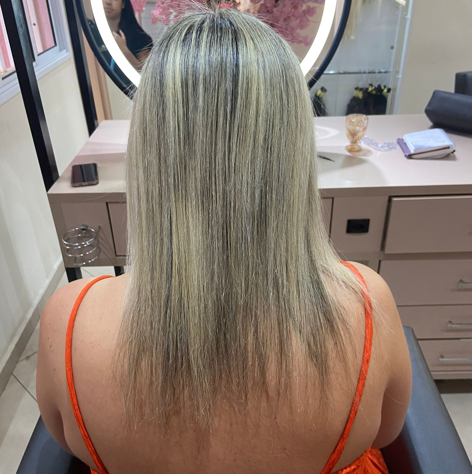 Cabelo antes do procedimento – resultado 4